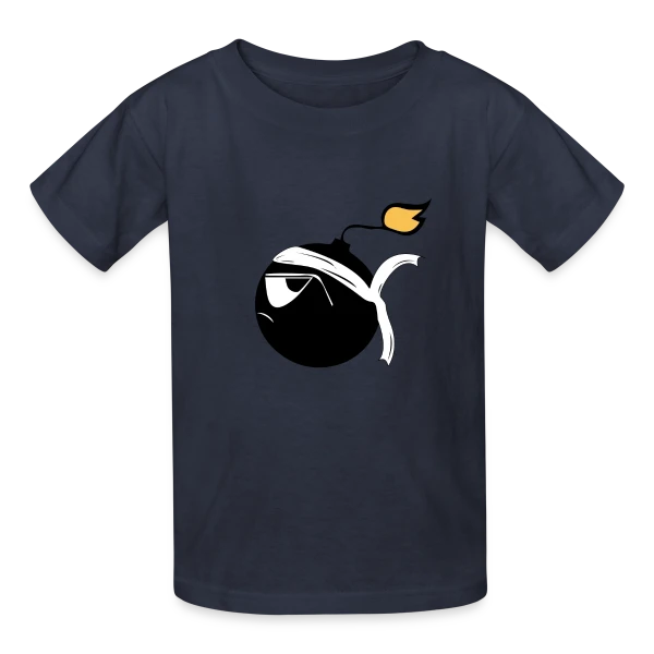 Bombe Corse Rebelle sur T-shirts Russell Enfant
