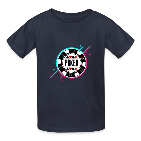 Poker: Personne ne se soucie de ce que tu as couché! sur T-shirts Russell Enfant