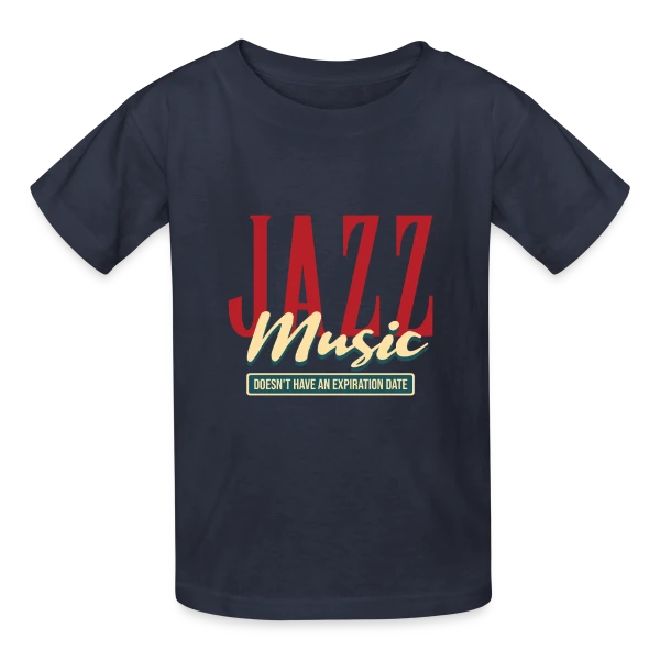 Classique "Jazz" sur T-shirts Russell Enfant