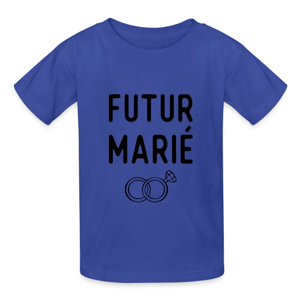 Futur Marié EVG : L'Avant-Mariage Festif ! sur T-shirts Russell Enfant