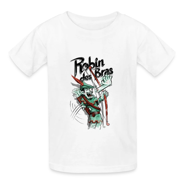 Robin des Bras : Archer Zombie Déjanté sur T-shirts Russell Enfant