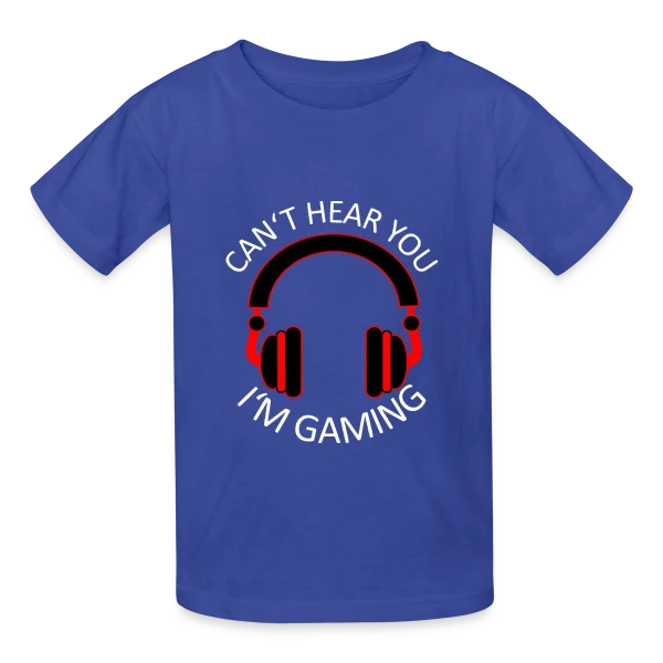 L'Esprit du Gamer sur T-shirts Russell Enfant