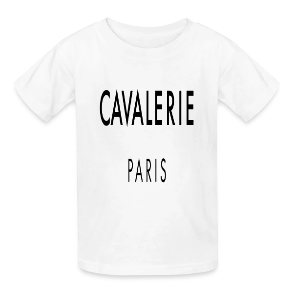 Cavalerie Paris Élégance sur T-shirts Russell Enfant