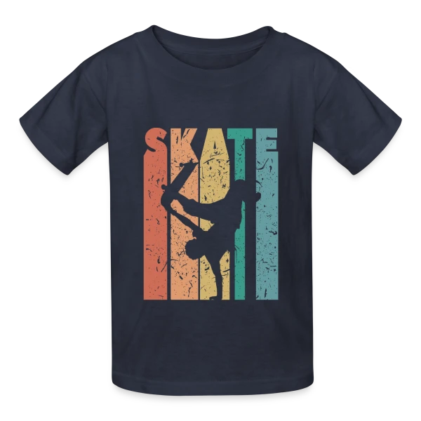 Passion Skate Urbain sur T-shirts Russell Enfant