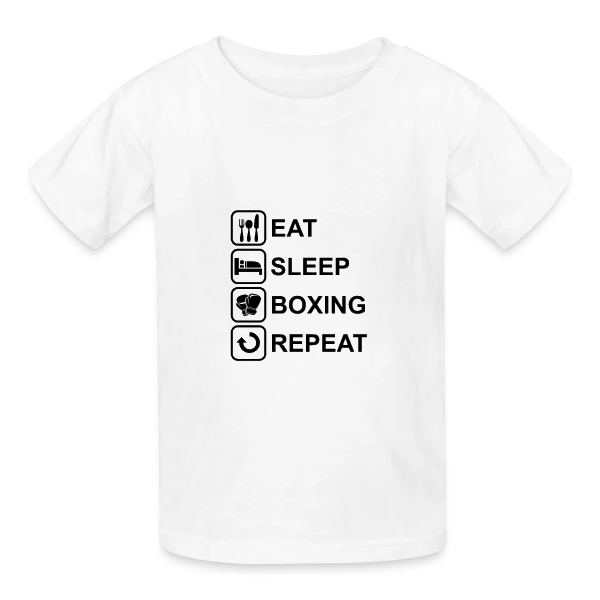 Boxsport & Kickboxing - Cadeau Fighter MMA Knock Out sur T-shirts Russell Enfant