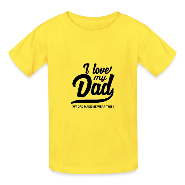 Fête des Pères Originale - Amour pour l'Homme de votre Vie sur T-shirts Russell Enfant