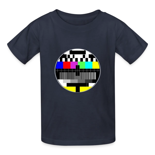 Mire TV Rétro Humour sur T-shirts Russell Enfant