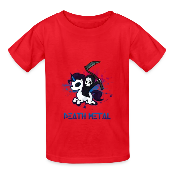 Fan de Death Metal sur T-shirts Russell Enfant