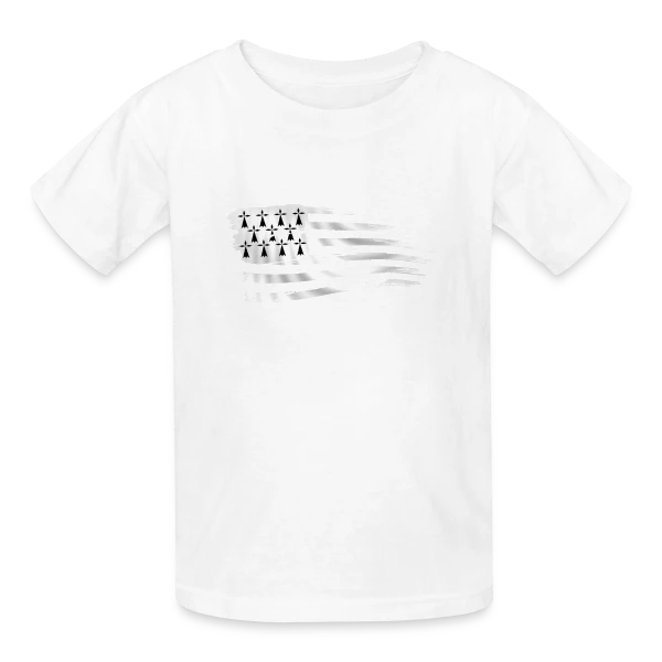 Drapeau Breton Stylisé sur T-shirts Russell Enfant