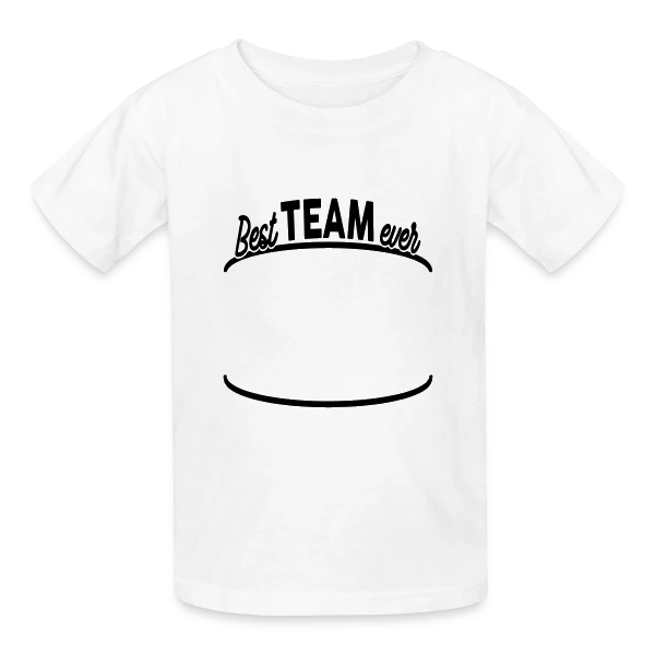 Personnalisable Best Team Ever - Votre Équipe sur T-shirts Russell Enfant