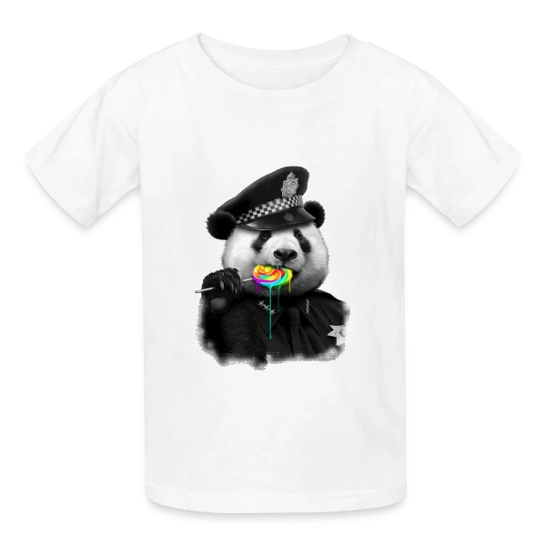 Panda Gourmand : Sucette Addict sur T-shirts Russell Enfant