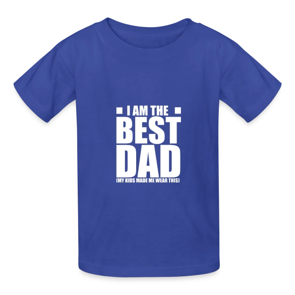 Super Papa - Cadeau Fête des Pères Original et Tendance sur T-shirts Russell Enfant