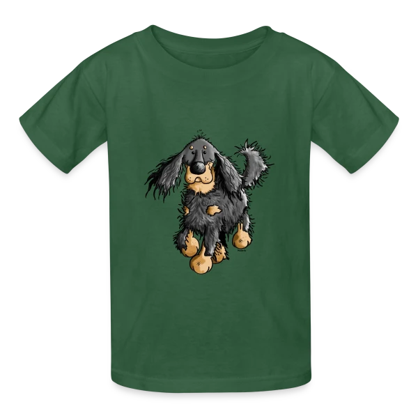 L'Agile Setter Gordon sur T-shirts Russell Enfant