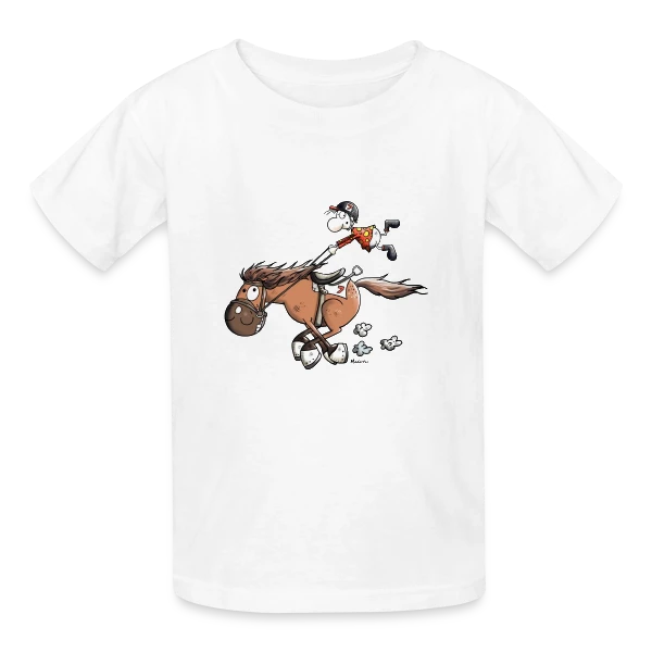 Galop Sauvage sur T-shirts Russell Enfant