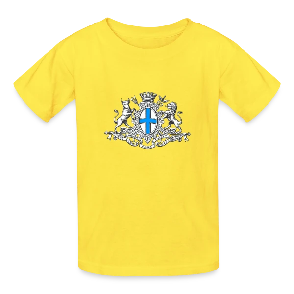 Blason Historique Marseille sur T-shirts Russell Enfant