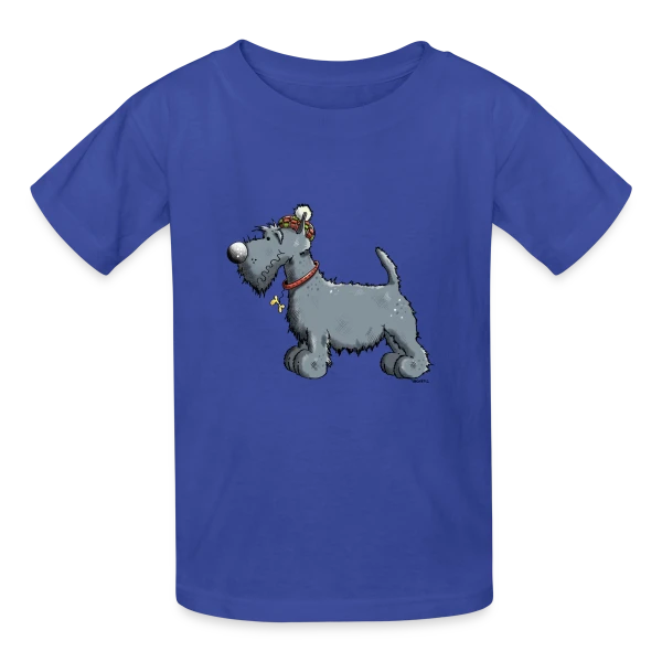 Scottish Terrier Rigolo - Chien Scottie et Outlander sur T-shirts Russell Enfant