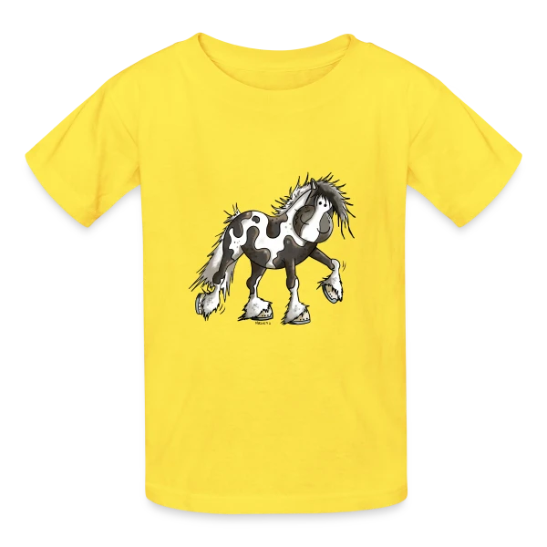 Taciana, la Jument Irish Tinker sur T-shirts Russell Enfant