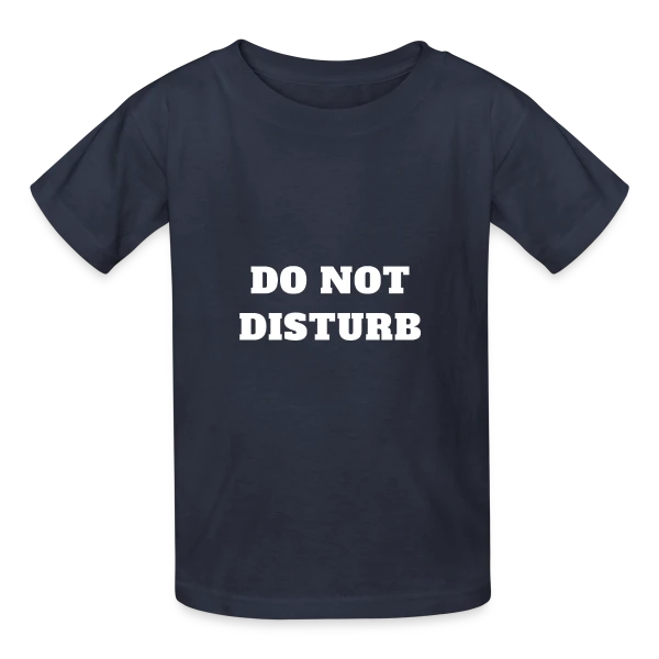 Ne Pas Déranger Amusant sur T-shirts Russell Enfant