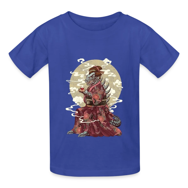 Créature Légendaire Kimono sur T-shirts Russell Enfant