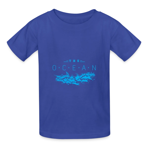 Le Club de l'Océan sur T-shirts Russell Enfant