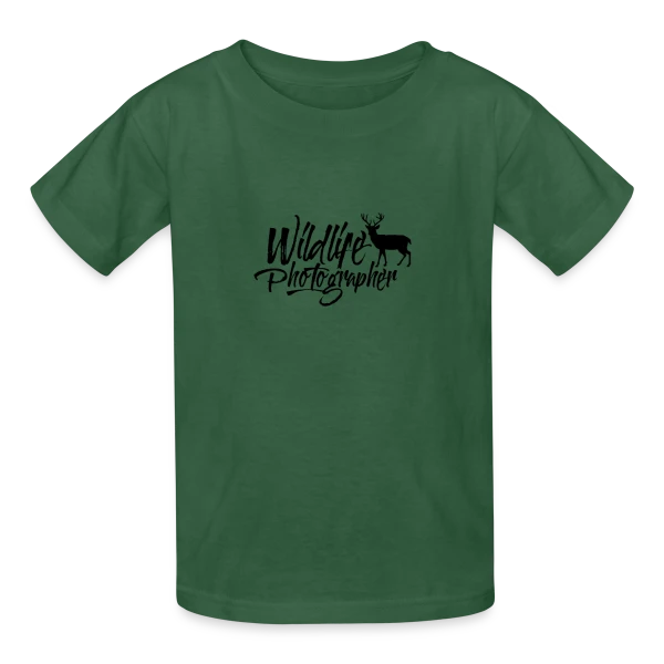 Photographe Animalier sur T-shirts Russell Enfant