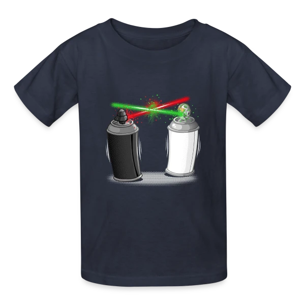 Graffiti Urbain sur T-shirts Russell Enfant