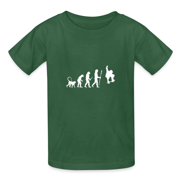 Évolution du Skater sur T-shirts Russell Enfant