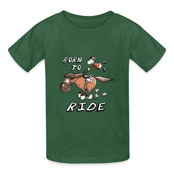 Né Pour Rouler sur T-shirts Russell Enfant