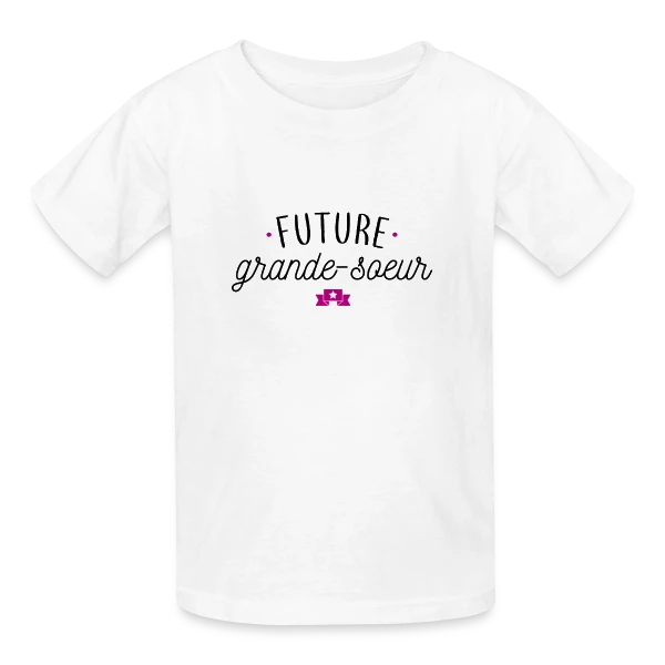 Future Grande Sœur : Annonce Originale & Cadeau Mignon sur T-shirts Russell Enfant