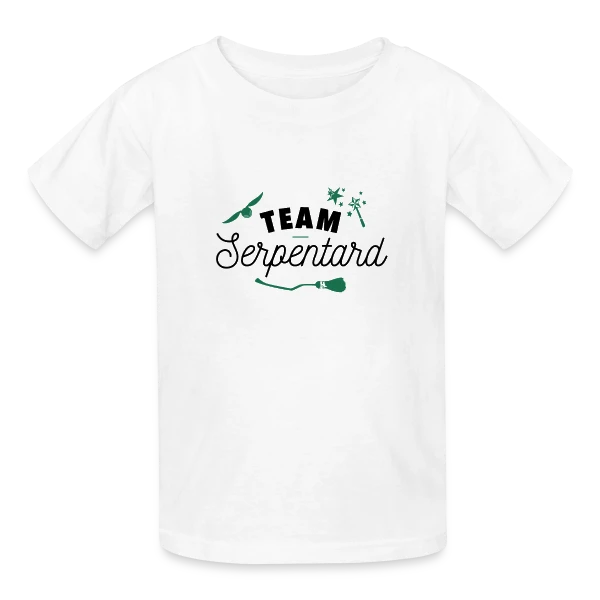 Team Serpentard - Fier et Ambitieux sur T-shirts Russell Enfant