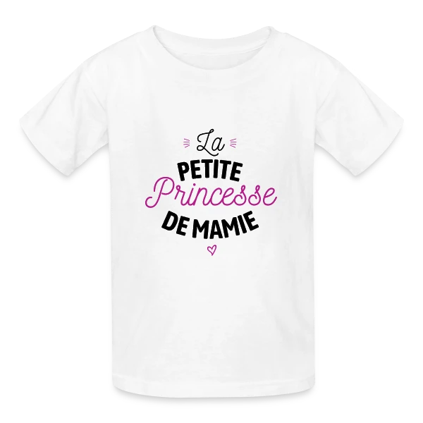Ma Princesse de Mamie Adorée sur T-shirts Russell Enfant