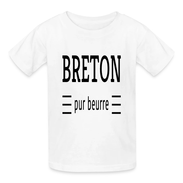 Breton Pur Beurre sur T-shirts Russell Enfant