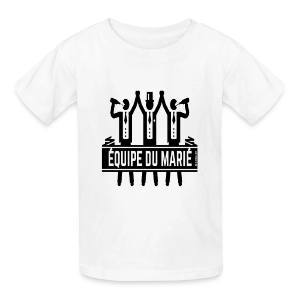 EVG Équipe du Marié : La Fête Inoubliable sur T-shirts Russell Enfant