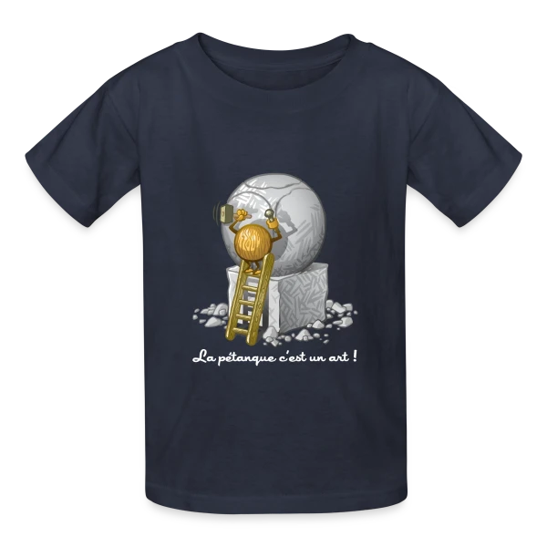 L'Art de la Pétanque : Quand le Sport Rencontre le Style sur T-shirts Russell Enfant