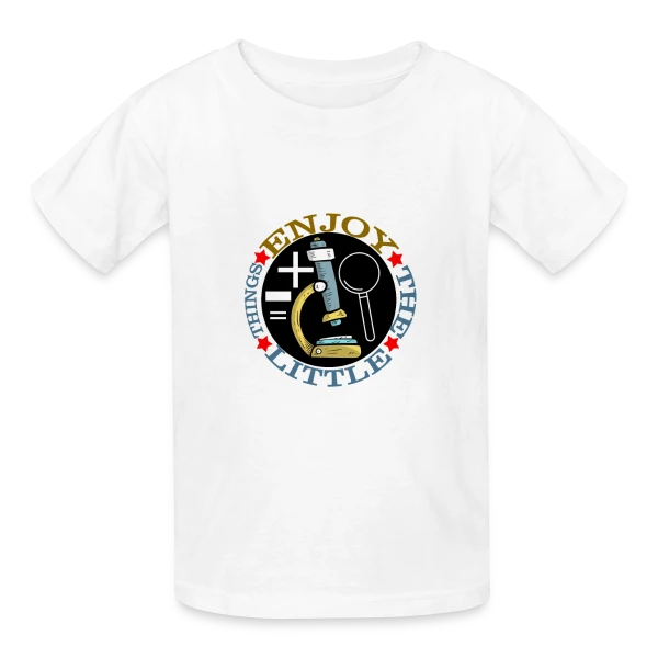 L'Art de la Science sur T-shirts Russell Enfant