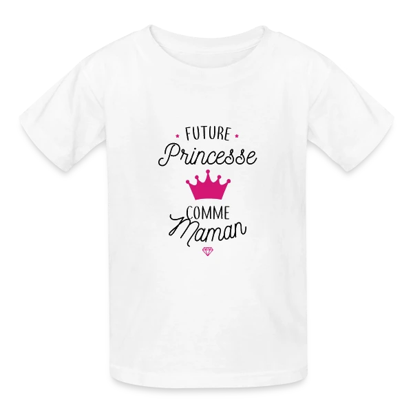 Future Princesse comme Maman sur T-shirts Russell Enfant