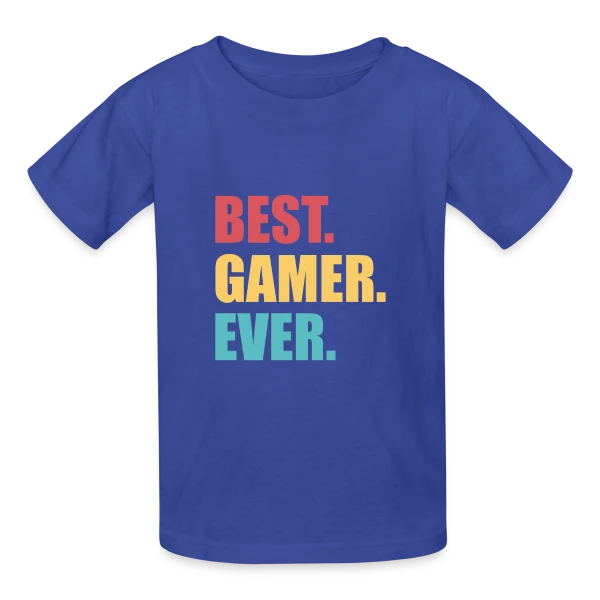 Esprit Gaming sur T-shirts Russell Enfant