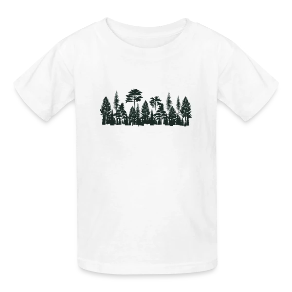 Forêt Mystique : Le Chemin Intérieur sur T-shirts Russell Enfant