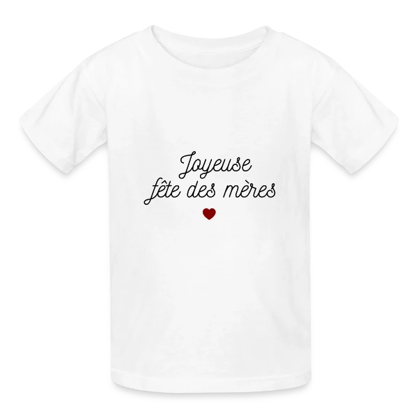Maman Chérie : Joyeuse Fête des Mères sur T-shirts Russell Enfant