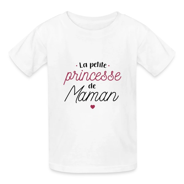 Ma Petite Princesse de Maman sur T-shirts Russell Enfant