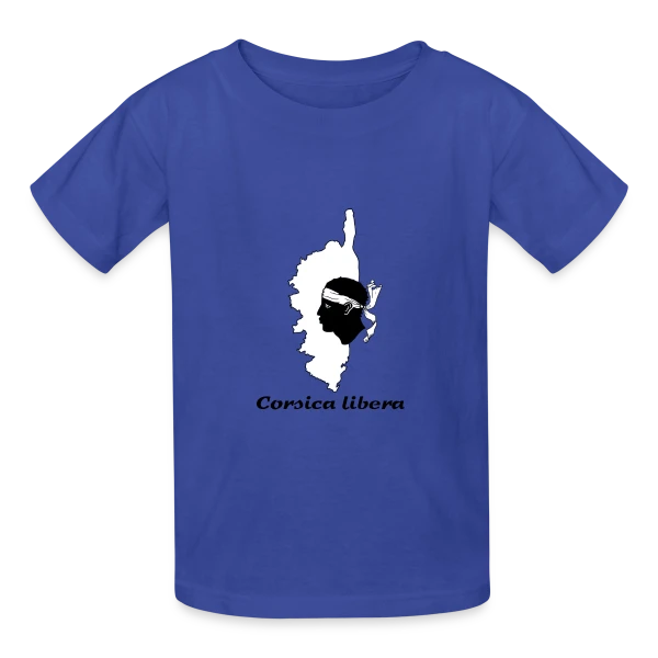 Corsica Libera sur T-shirts Russell Enfant