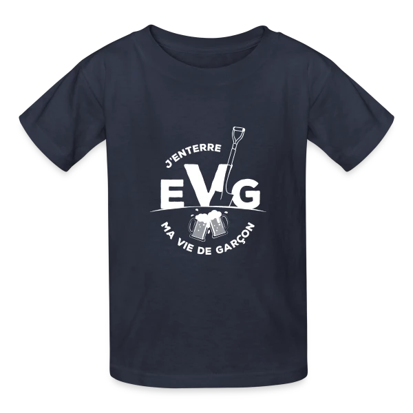 EVG Futur Marié sur T-shirts Russell Enfant