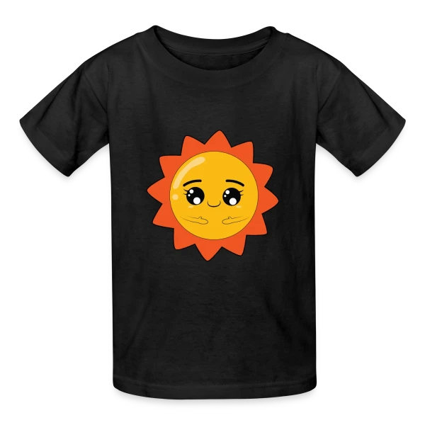 Rayon de Soleil Éclatant sur T-shirts Russell Enfant
