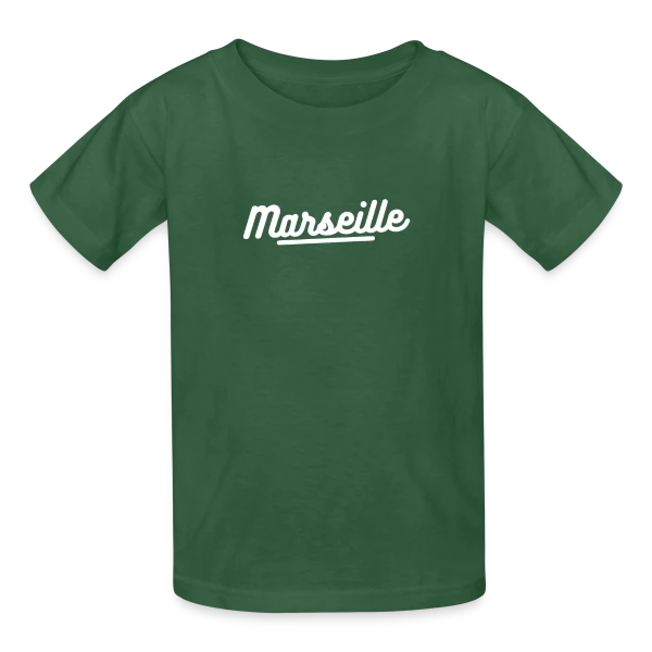 Marseille Design Épuré sur T-shirts Russell Enfant