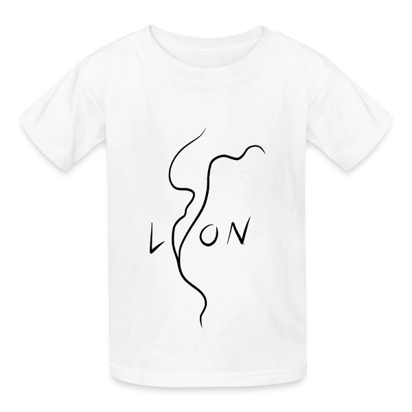 Lyon Confluence Fluviale sur T-shirts Russell Enfant