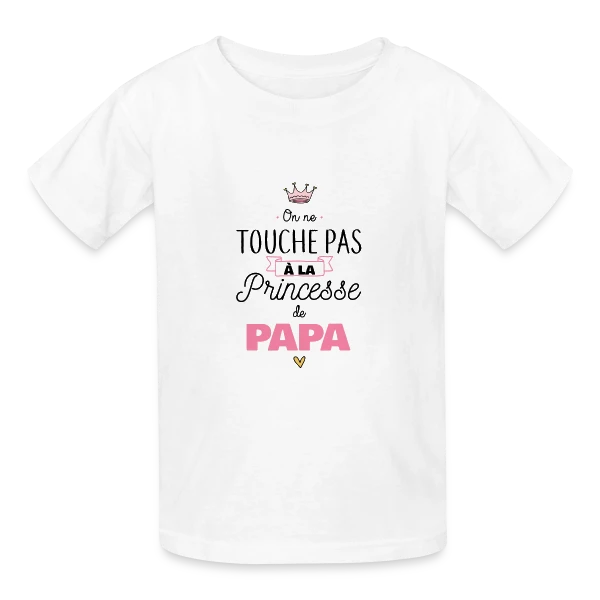 Ma Princesse de Papa sur T-shirts Russell Enfant