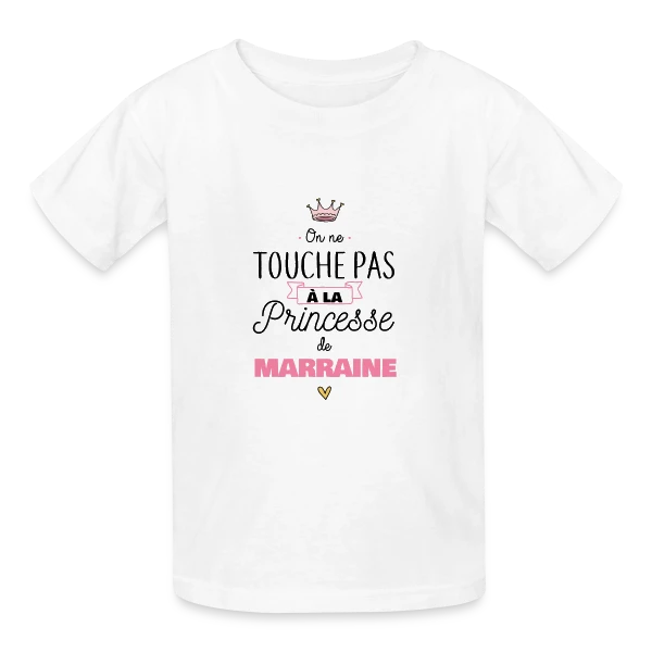 Ma Princesse de Marraine sur T-shirts Russell Enfant
