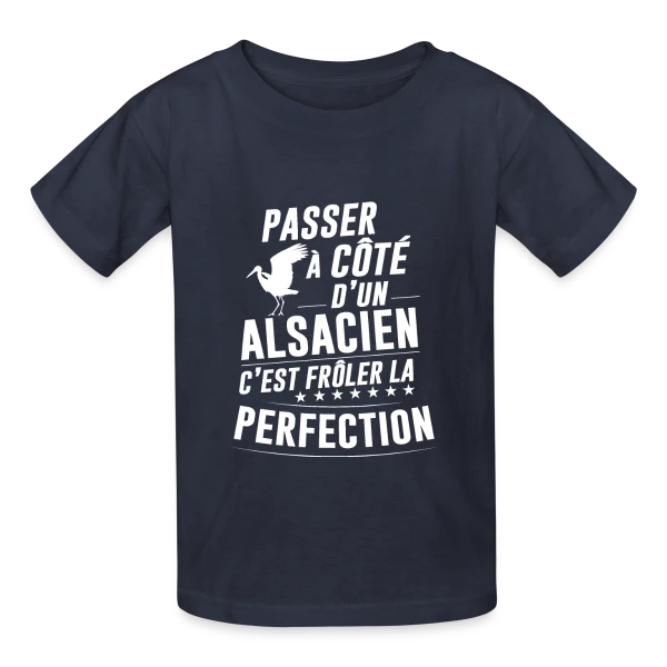 L'Alsacien Parfait sur T-shirts Russell Enfant