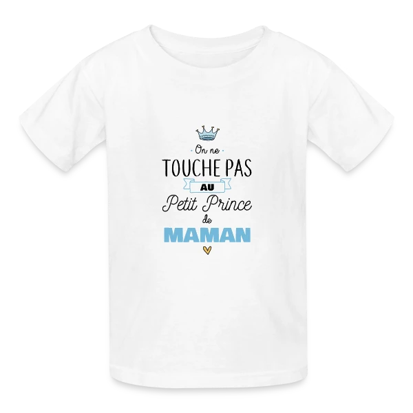 Mon Petit Prince de Maman sur T-shirts Russell Enfant