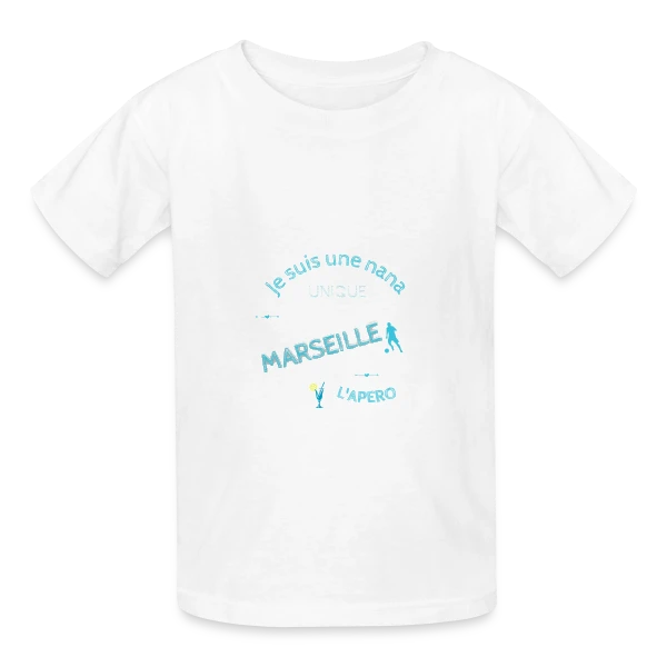 Nana Unique Marseille Apéro sur T-shirts Russell Enfant